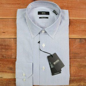 🔥 Hugo Boss Men Dress Shirt Sz. 15 - 32/33